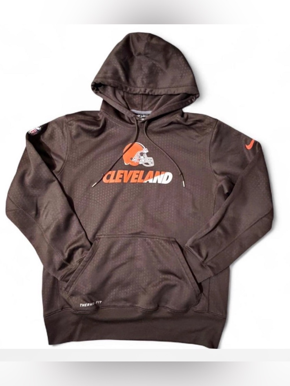 Nike Cleveland Browns Therma-FIT Hoodie Men’s Medium NFL On Field Game Day